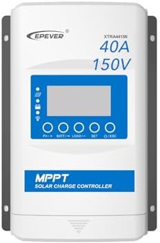 EPEVER MPPT XTRA-N G3 - XTRA4415N SolarLaderegler charge controller, Ladestrom 40A, 12/24/36/48VDC auto work, PV 150V, XDS2 Display