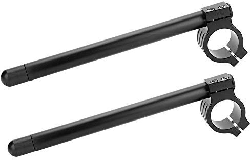 KSTE 41MM Clip-Ons Handlebars Adjustable, 1Pair Universal 41mm Motorcycle CNC Separate Handle Bar Adjustable Clip on Handlebar