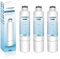 Wessper 3x Filtro de agua frigorífico compatible con Samsung DA29-00020B, HAF-CIN/EXP, HAF-CIN, HAFCIN, DA97-08006A-B, DA97-08006A-E
