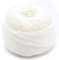 - STRICKDIRWAS - Häkelgarn aus 100% Baumwolle Baumwollgarn Baumwollfaden zum Sticken, Häkeln, Schmuck, Basteln… (weiß)