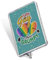 Better Gay than Grumpy Funny Gay Gift idea Cute Gay Pride Birthday Present Humour Friend Banter fridge magnet.