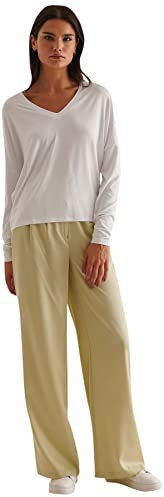 NA-KD Pantalones de Traje prensados, Crudo, 40 para Mujer