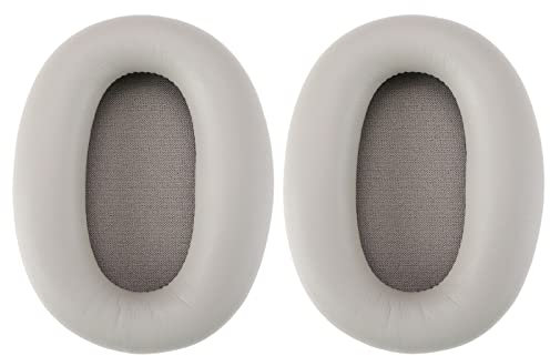 Create idea 1 Pair Ear Pads Replacement Compatible with Sony WH-1000XM2 MDR-1000X Headphone Protein Leather Foam Ear Cushion Earphone Accessories Grey