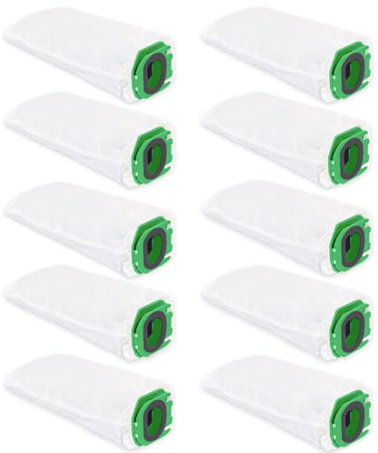 PRIMEBAG - 10 Staubsaugerbeutel passend für Vorwerk VB100 Akku-Staubsauger - Ersatz für FP100 Filtertüten - Bestleistung beim Saugen