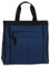 Noey & Lou Einkaufstasche Shopper Tasche Umhängetasche Strandtasche Tragetasche mit verstärktem Boden (Blau)