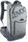 EVOC TRAIL PRO 10l Rucksack für Trailriding & Renneinsätze, Backpack (leichter Fahrradrucksack, LITESHIELD PLUS Rückenprotektor, 3l Trinkblasenfach, Größe: S/M), Steingrau/Carbon Grau