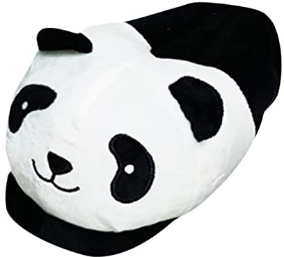 Schwarze Plateau Schuhe Damen Cartoon Panda Design Neuheit Hausschuhe für Frauen und Männer warme Baumwolle weicher Hausschuhe für den Langlaufski Set Damen Klassisch Mit Bindung Und Schuhe