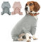 Hjumarayan Hunde Pyjama, Schlafanzug Hund OP Body Hund Stretch Body für Hund nach OP mit Beinen, Hundebody nach Kastration Rüde Hunde Body Operation Hündin, Grau XL