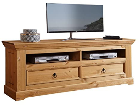 Woodroom Visby Lowboard, Holz, Eichefarben, 169x63x42 cm