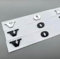 LEARNE Für Volvo Letters Rear Boot Trunk Emblem Badge Aufkleber Chrom Schwarz ABS Auto Logo XC90 XC60 XC40 XC70 XC80 S60 S80 S90 V40 V60,Matt Black