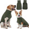 Hjyokuso hundepullover, hundemantel Fleece, Pullover Hund, Hunde Pullover für kleine mittelgroße große Hund, Warmer und Leichter hundepulli, wintermantel Hund, Outdoor hundemantel,hundejacke -Grün