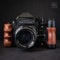 Wood Camera Hand Grip For Pentax 67 6X7 6 * 7 Left and Right Handle Holder Kit Set (Rosewood)
