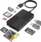 SD Card Reader USB,8 IN 1 Memory Card Reader Hub Adapter for SD/TF/CF/XD/MS/Micro SD/USB 3.0,Read 8 Ports Simultaneous for SDXC SDHC CFI Micro SDXC/SDHC MS MMC UHS-I,for Windows/Mac/Linux