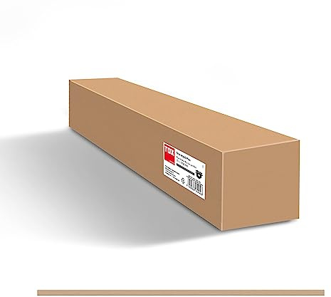 TOX Rundstäbe Stix Wood Plus aus massivem Buchenholz mit hoher Robustheit und Elastizität, geriffelte Oberfläche, ideal für Heim- und Handwerker oder Holzarbeiten, 20x1000 mm, 10 Stück, 015100220