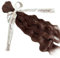 Generisch Puppenhaar,7,9-Zoll-Puppenhaar zum Basteln,lockiges Puppenhaar zum Umwurzeln,DIY-Puppenperücken,Ersatz-Mohair für wiedergeborene Puppe,Heller Kaffee