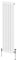Traditional 3 Column Radiator 1500mm x 292mm Modern Central Heating Heater Gloss White Carbon Steel Vertical Wall Mounted Kitchen Living Room Bathroom Cleaning Brush Fixing Kit & Brackets