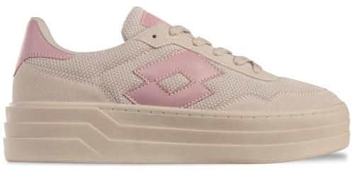 Lotto Damen STALIOT Sneaker, Sand/DK.Rose, 39 EU