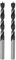 sourcing map 2pcs Brad Point Drill Bits 6.5mm(16/64) Dia Straight Steel Round Shank Drill Metric Brad Point 2.6 Drilling Depth Spiral Twist Drill Bits for Carpenter Woodworking Plastic Rubber