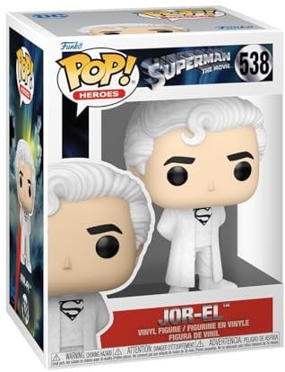 Funko Pop! Movies: Superman - (1978) - JOR-EL - Vinyl-Sammelfigur - Geschenkidee - Offizielle Handelswaren - Spielzeug Für Kinder und Erwachsene - Movies Fans
