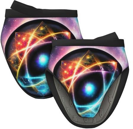 Lot de 2 mini maniques en silicone résistant à la chaleur pour cuisine, barbecue