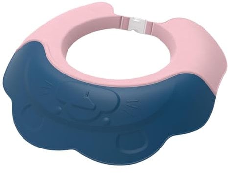Weiche Baby-Duschhaube, Haarschutz-Hut, verstellbares Badevisier, sanftes/bequemes Design, leicht zu reinigen/zu pflegen, 24 x 23 cm, für Kinder, Baden, Duschen