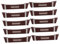 CONGARTENO 10pièces Assiettes De Football Pour Fête Anniversaire Plateaux à Snacks Et Décorations Pour Événements Thème Rugby Desserts Et Nourriture