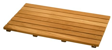 Bad Fußmatte Holz Badematte Badvorleger Premium