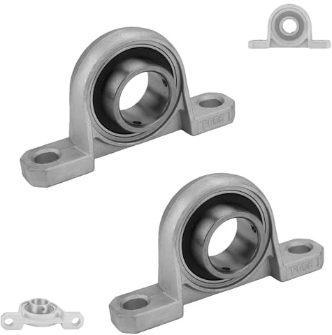 2 Stücke Gehäuselager, 30mm Stehlager Set, Lagerbock, Zinklegierung Wellenlager, Flanschlager für Achse Welle Maschine, 3d - Drucke, Wird in Allen Arten von Maschinen Verwendet (KP006(30mm))