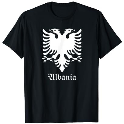 Albanien Flagge Albanischer Adler Tshirt Albanien T-Shirt T-Shirt