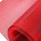 AggAuto 100×33cm Rojo Rejilla de carreras, Tamaño del Rómbico de 3×6mm, rejilla estirada de aleación de aluminio, ajuste universal rejilla del radiador del automóvil
