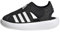 adidas Mixte bébé Closed-Toe Summer Water Sandals, Core Black/Cloud White/Core Black, 23 EU