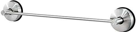 Handtuchhalter mit Saugnapf - JOMOLA Saugnapf Handtuchhalter ohne Bohren Edelstahl Hantuchhalterung für Bad Wandmontage Küche Geschirrtuchhalter Badezimmer Handtuchstange Silber 42.8CM