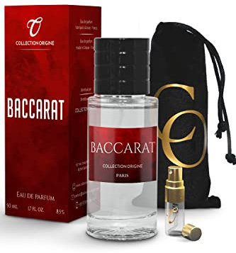Baccarat Collection Originale Eau de Parfum - 50 ml - avec vaporisateur et pochette en velours - haute qualité - uni - cuir 540