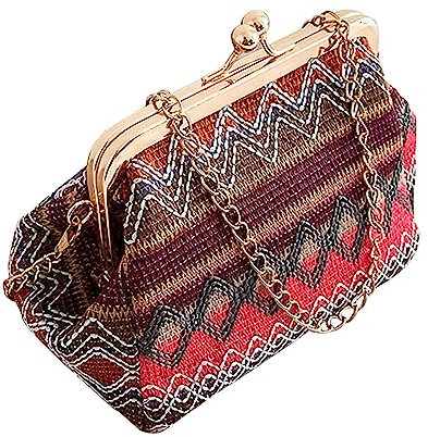 Aigner Taschen Damen Schwarz Mode Hasp Damen Weben Handtaschen Sommer Strand Weibliche Rattan Kleine Geldbörse Tennishose Damen Kurz Mit Taschen (A, One Size)