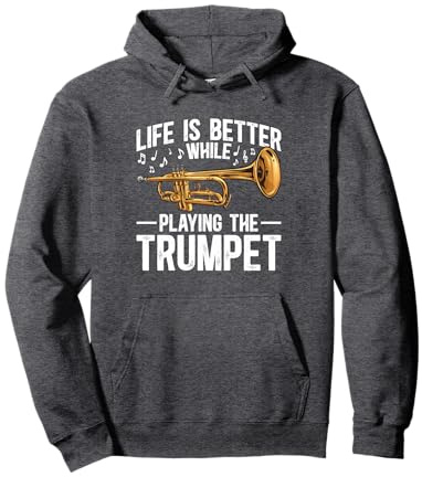 Trompetenspieler Trompeter Musikinstrument Trompete Pullover Hoodie
