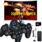 Gziztx Console da gioco retrò 20000+ gioco Plug and Play Game Stick console videogiochi con 2 gamepad wireless Bluetooth 4K HDMI 64GB TV Stick per adulti e bambini