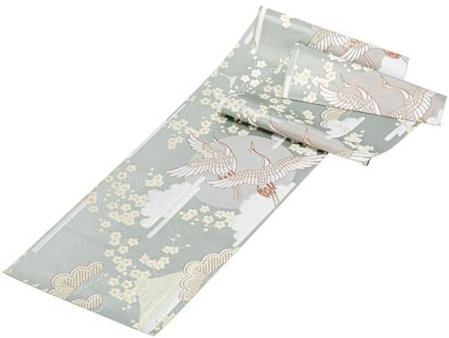 Chemin de table 119,4 cm pour salle à manger, table asiatique tissé à la main, collection pour fête, dîner, vacances, chinois