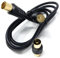 Mr.Gadget's Solutions TV Coax Extension Cable – Male to Female RF Aerial Lead with Gold-Plated Connectors – Includes Male to Male Coupler Adapter (0.5m)