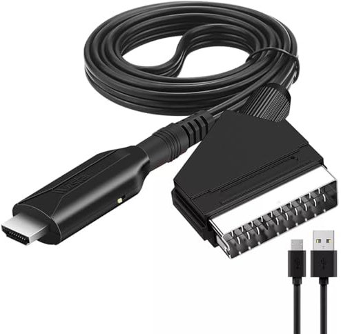 Adattatore convertitore da SCART a HDMI (adattatore da SCART a HDMI)