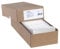 HERMA 8204 Computeretiketten endlos, 88,9 x 48,4 mm, 1-bahnig, 3000 Stück, selbstklebend, Endlosetiketten Aufkleber mit Führungslochrand, matt, blanko Papier Computer Etiketten, weiß