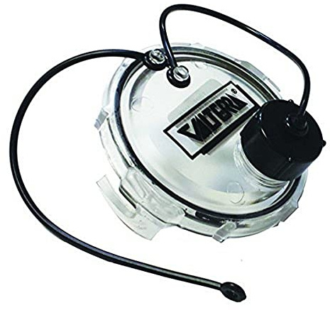Valterra T1020-1CLR Ablaufventilkappe, 7,5 cm (3 Zoll), mit Kappe, 1,9 cm GHT, transparent, Bulk