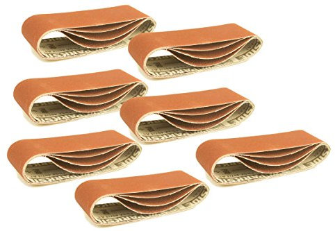 Parkside Bandschleifpapier 4er Set 75 x 457 PBSZ/4 A1 x 7