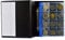 PELLER'S Sammelalbum für 120 10 Hüllen, Fächer 35 x 35mm. Für Münzen mit Ø 28mm. Münzalbum S, Plastik, Schwarz, Model S