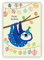 Klappkarten Set (4Stk) Coole Geburtstagskarte mit lustigem Faultier: Happy Birthday