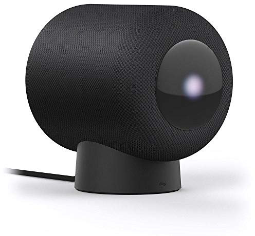 elago HomePod Stand kompatibel mit 2023 New HomePod 2 / HomePod 1 Lautsprecher - Proper EQ,einfacher zu steuern mit besserer Sichtbarkeit der Anzeige (Schwarz)