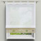 HongYa Raffrollo Voile Bändchenrollo Transparenter Vorhang Raffgardine mit Schlaufen H/B 155/140 cm Sand