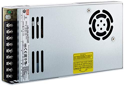 Meanwell Fuente Alimentación Conmutada, Estructura Cerrada, 1 Salida, VIN = 180-264 VAC, VDC = 240-370 V, 24 V, 350 W