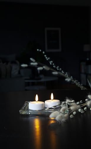 LED-Teelichte 'Flamme', 2er Set,