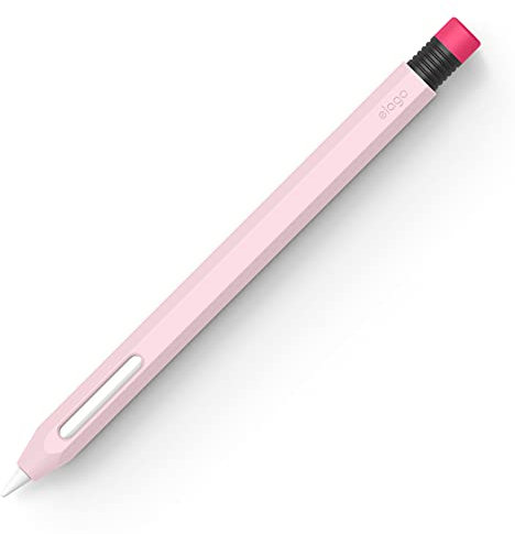 elago Funda Clásica de Silicona Compatible con Apple Pencil Pro y Apple Pencil de 2ª generación - Compatible con Carga Magnética y Doble presión (Lee Las Instrucciones de instalación)