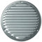Steinberg14 Grille d'Aération Ronde 200mm - Acier Galvanisé avec Maille de Protection - Grilles de Ventilation - Registre d'évacuation d'air